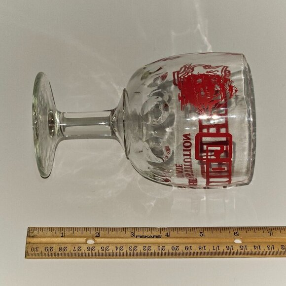 Connecticut The Constitution State Glass Goblet Souvenir Cup USA - Picture 7 of 8